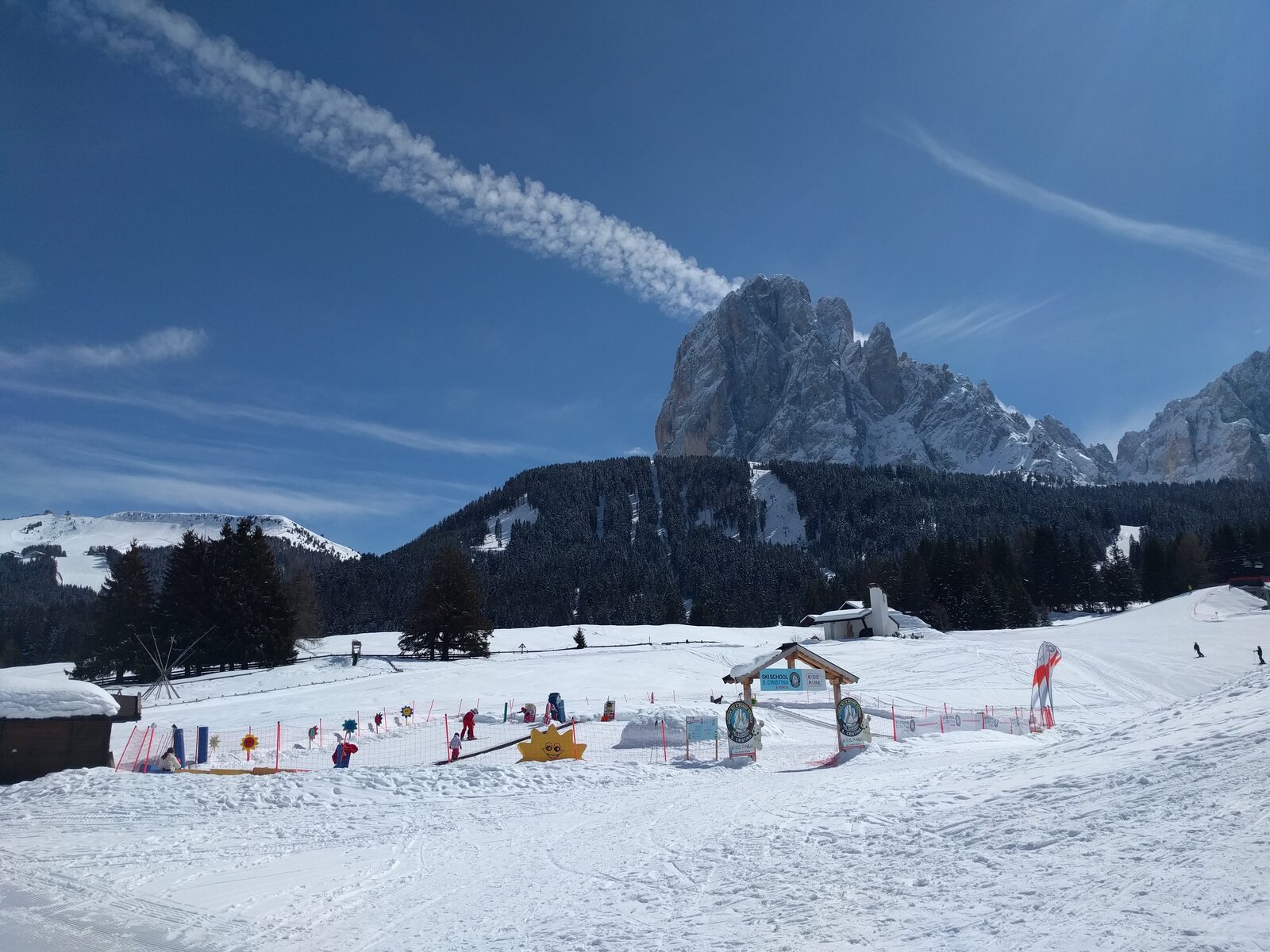 direttamente sulla pista